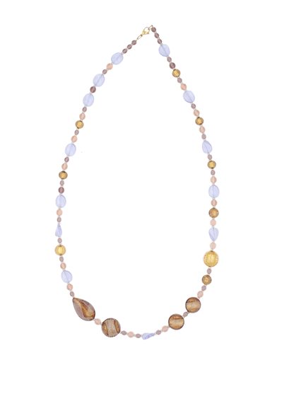 Necklace MurrinaMurano Venezia Woman Dafne in Glass Ametista PM0194.02 - PM0194.02